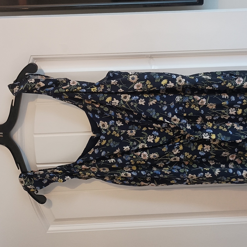 Loft Navy Jumpsuit